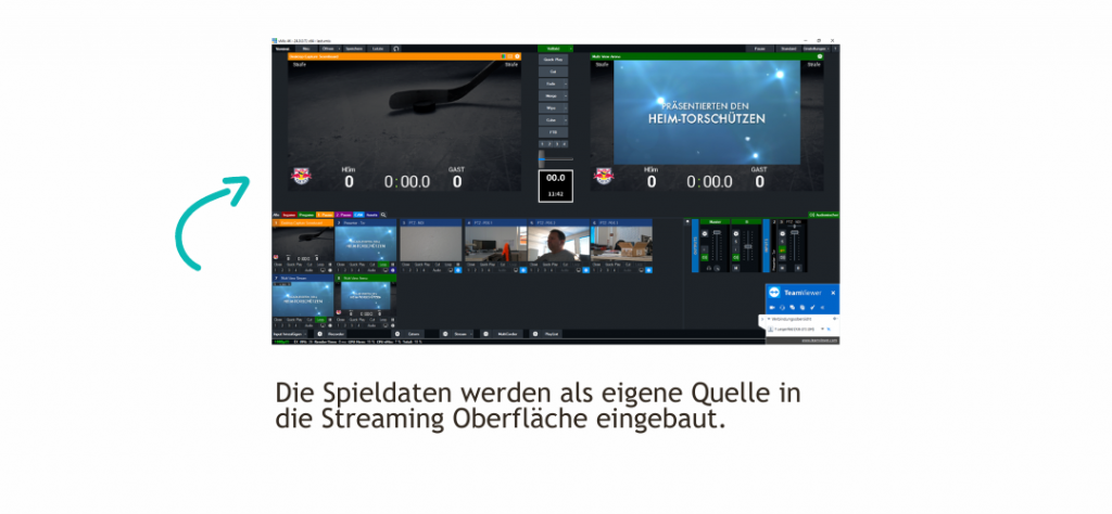 Spieldaten als Quelle in die Streaming Software einbinden